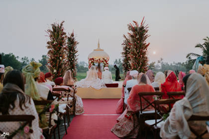 Stage and Aisle / Walkway — Anand Karaj decor — Alila Diwa Goa